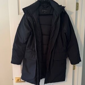 Everlane ReNew  Long Puffer Coat with Hood